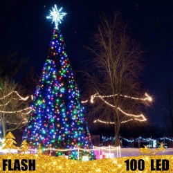 Girlianda 100 LED FLASH | LED Lauko girlianda