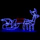 LED 3D šviečiantis Elnias su rogėmis S | Kalėdinė dekoracija
