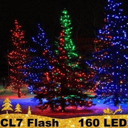 160 LED profesionali lauko girlianda PRO FLASH CL7