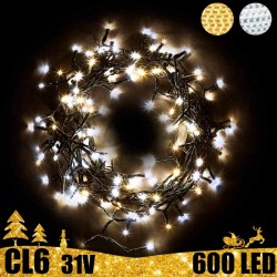 600 LED lauko girlianda 48 m SPC MIX DUAL CL6 31V