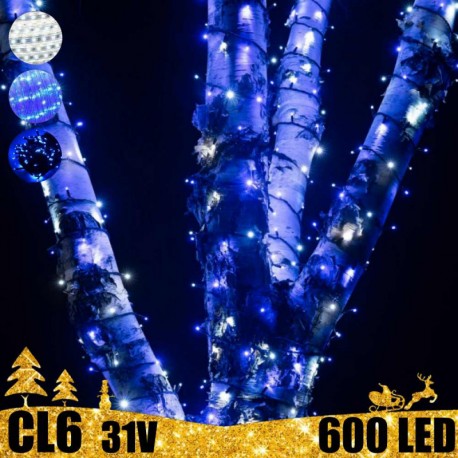 600 LED lauko girlianda 48 m SPC MIX DUAL CL6 31V