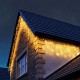 300 LED profesionali lauko girlianda varvekliai Brosberg Prolight CL8 Flash, juodas laidas