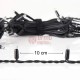 1000 LED profesionali lauko girlianda varvekliai Brosberg Prolight CL8 Flash, juodas laidas