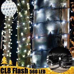 560 LED profesionali lauko girlianda PRO PLIUS Full FLASH CL8 IP67