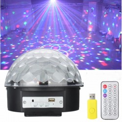 LED Disco rutulys su MP3 grotuvu