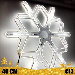 Kalėdinė LED dekoracija Snaigė Neon 40cm