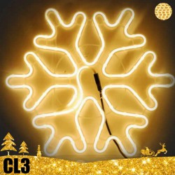 Kalėdinė LED dekoracija Snaigė Neon 50 cm CL3