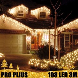108 LED Profesionali lauko girlianda varvekliai PRO PLIUS ST IP67