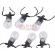 Lauko-sodo girlianda Lemputės, 15 LED 31V SG01 15 m