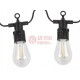 Lauko-sodo girlianda Lemputės, 15 LED 31V SG01 15 m