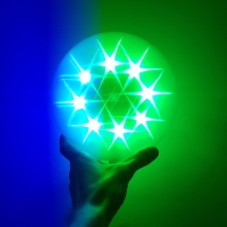 LED 3D kamuolys | Šviečiantis kamuolys Star Light M
